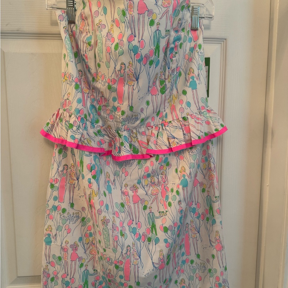 Lilly Pulitzer Lowe Dress – Size 8 – Adorable Balloon Print – New Without Tags